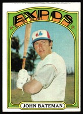 1972 Topps John Bateman #5 Montreal Expos