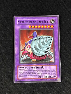 YUGIOH SUPER VEHICROID JUMBO DRILL POTD-EN036 SUPER PLAY/EDGEWARE