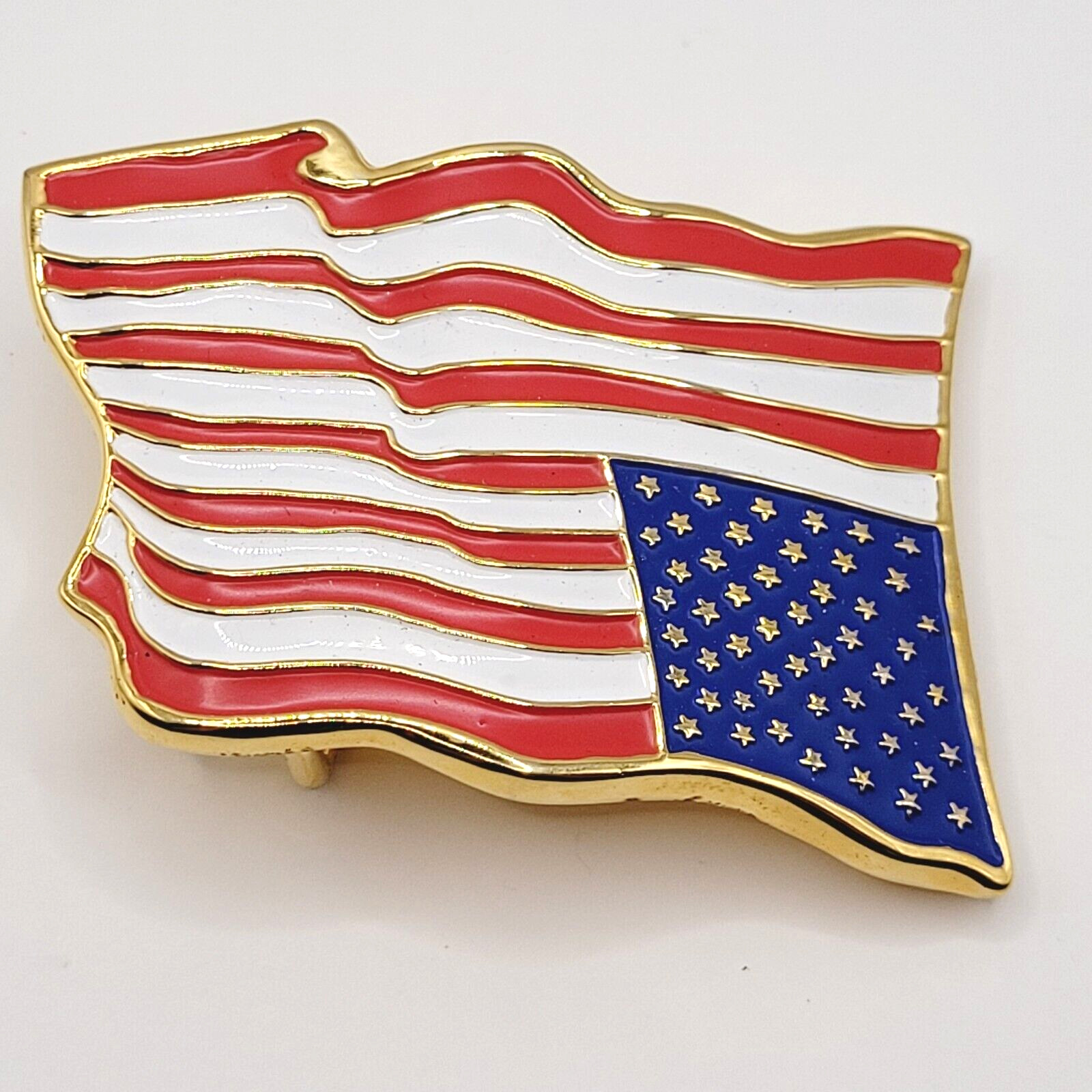 patriotic belt buckle