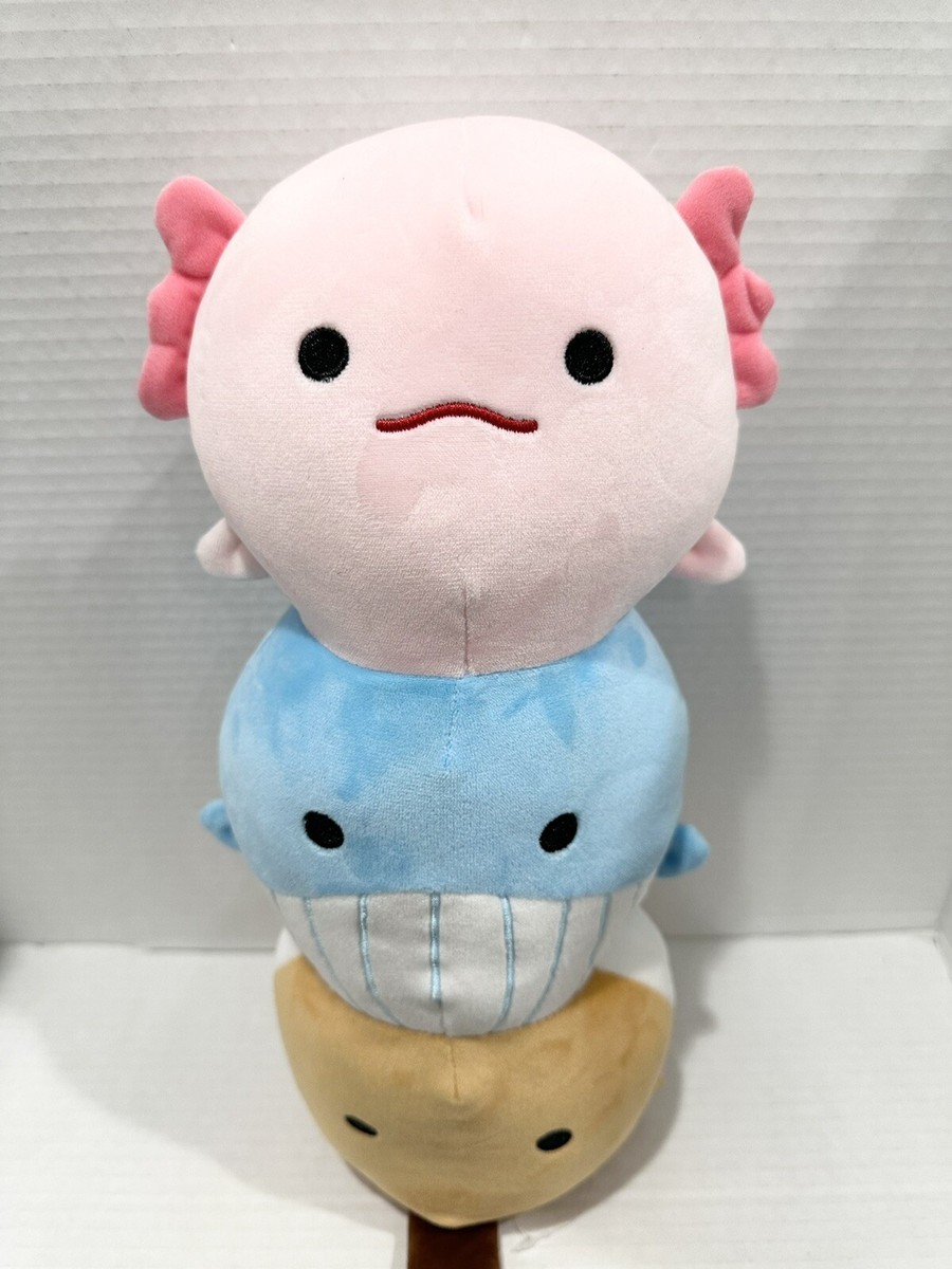 Takashoji Japanese Dango 16” Plush Axolotl Blue Whale Clownfish | eBay