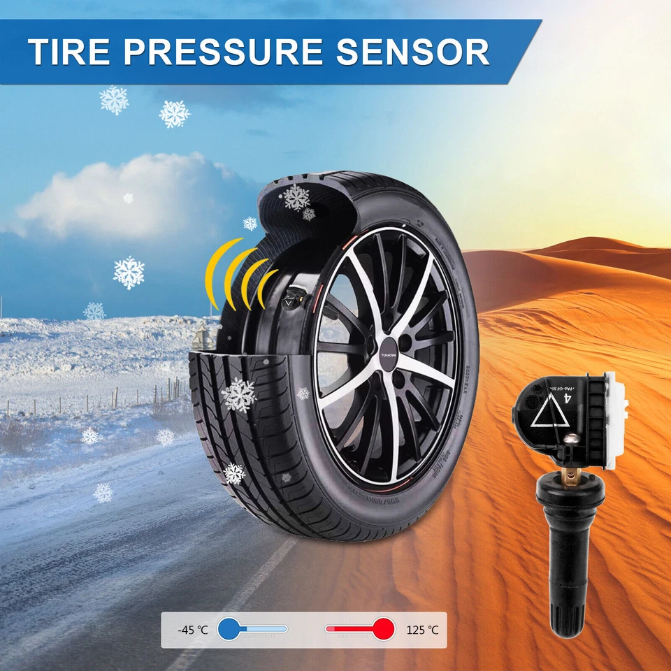 4Pack Genuine OEM 13598771 Tire Pressure Sensor TPMS 315MHz For GMC Buick Chevy Foto 4 de 4