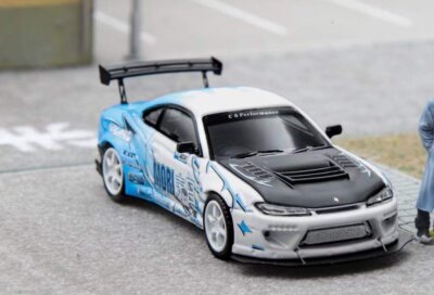 NISSAN Silvia S15 Pandem - Mori - white / blue - Focal Horizon 1