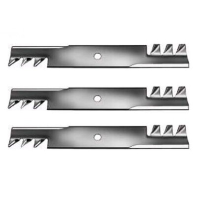 3 Pack HD Mulching Toothed Blades 48