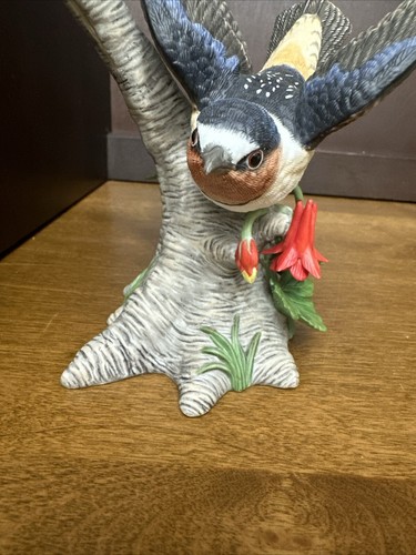 Lenox Cliff Swallow Garden Bird sculpture Porcelain Figurine Vintage 2000 - Picture 13 of 14