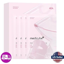Medicube Salmon DNA PDRN pink collagen jelly gel mask (4ea) Pink glow serum