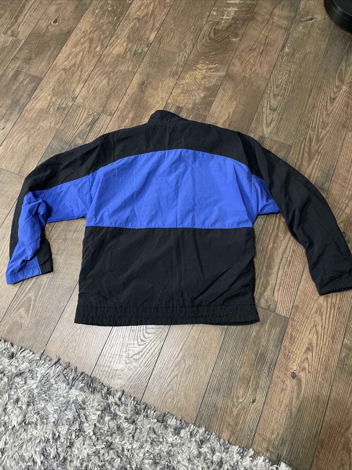 Adidas reversible jacket All Over  print blue Bla… - image 12