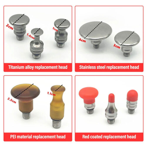 Car Dent Repair Hammer Body Repair Percussion Leveling Hammer Repair Replaceable - Foto 6 di 19