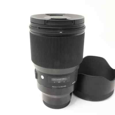 Near Mint Sigma 85mm F/1.4 DG HSM Art Prime Lens For E-Mount Made In Japan 20120