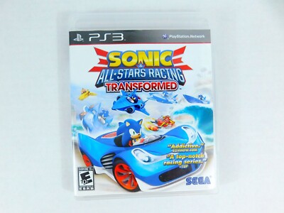 Sonic & All-Stars Racing Transformed (PlayStation 3) PS3 Complete game w/ Manual