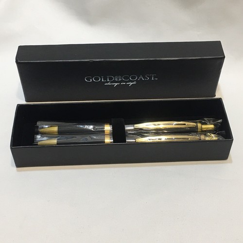 2 Very Nice Gold Coast Rollerball Pen in Original Box Unused New eBay