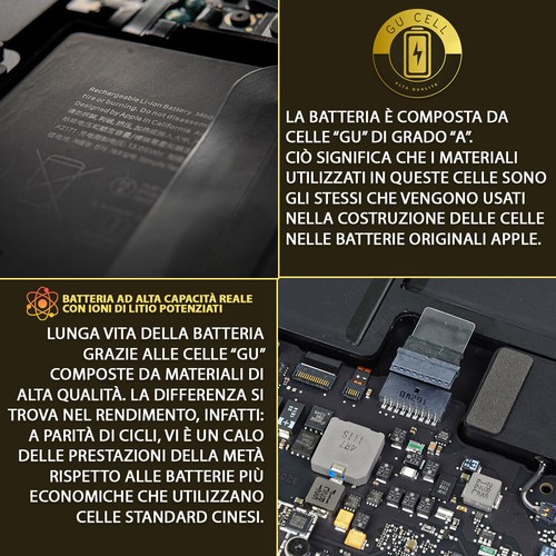 Batteria compatibile con Mac Book Air A2669 A2681 EMC 4074 11.55V 4600mAh - Imagen 2 de 6