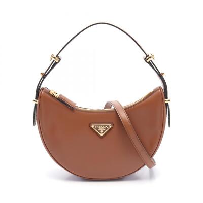 PRADA SOFT CALF ARCE Hand shoulder crossbody bag 1BC194ASKF0XUG leather  Brown