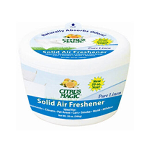 Solid Air Freshener Pure Linen 20 oz By Citrus Magic - Picture 1 of 1