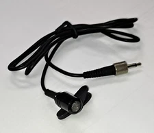 Lavalier Lapel Microphone w/ Screw Lock Connector 3.5mm Mono plug