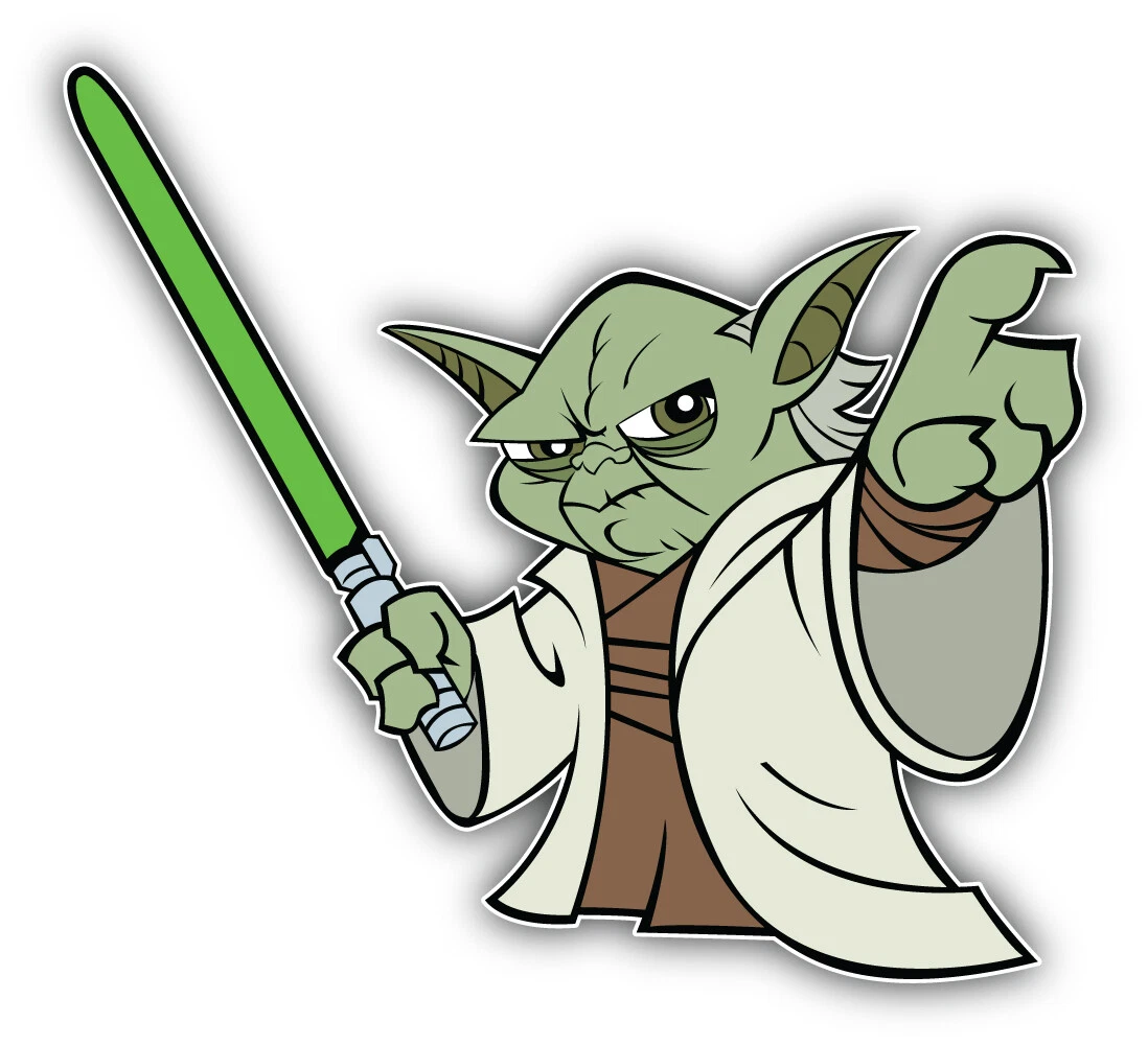 Yoda cartoon sale