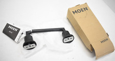 Moen YB0808BL Arris Pivoting Toilet Paper Holder Black w/ Mounting Bracket