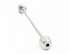 Ducabike Ducati CNC Front Fork Protection Spindle Bobbins - Diavel - Silver