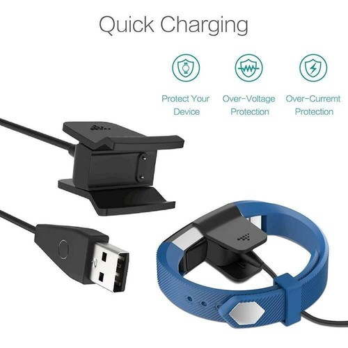 Mini Portable USB Charging Cable Replacement Charger Dock for Fitbit Alta HR a - Picture 8 of 11