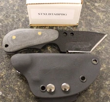 NEW Shadow Tech STXLBTABPBG XL Backup Bowie Tanto Point Knife Black G10 Scales