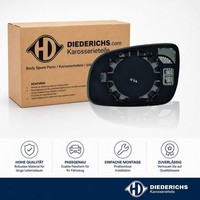 Spiegelglas Aussenspiegel Rechts Diederichs 2204228 FÜR VW Ersatzglas Spiegel