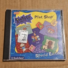 Rugrats Print Shop Special Edition PC CD-ROM My Broderbund Nickelodeon
