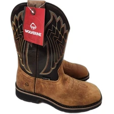 Wolverine Rancher Eagle Waterproof & Slip-Resistant Work Boots | Men's 11.5 