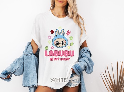 Camisa Labubu Is My Baby Camisa Gráfica Labububu Divertida Camiseta Labu Lover The Monsters - Imagen 8 de 39