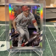 2021 Topps Chrome Update Series - All-Star Game Mike Trout #ASG-1 Refractor 