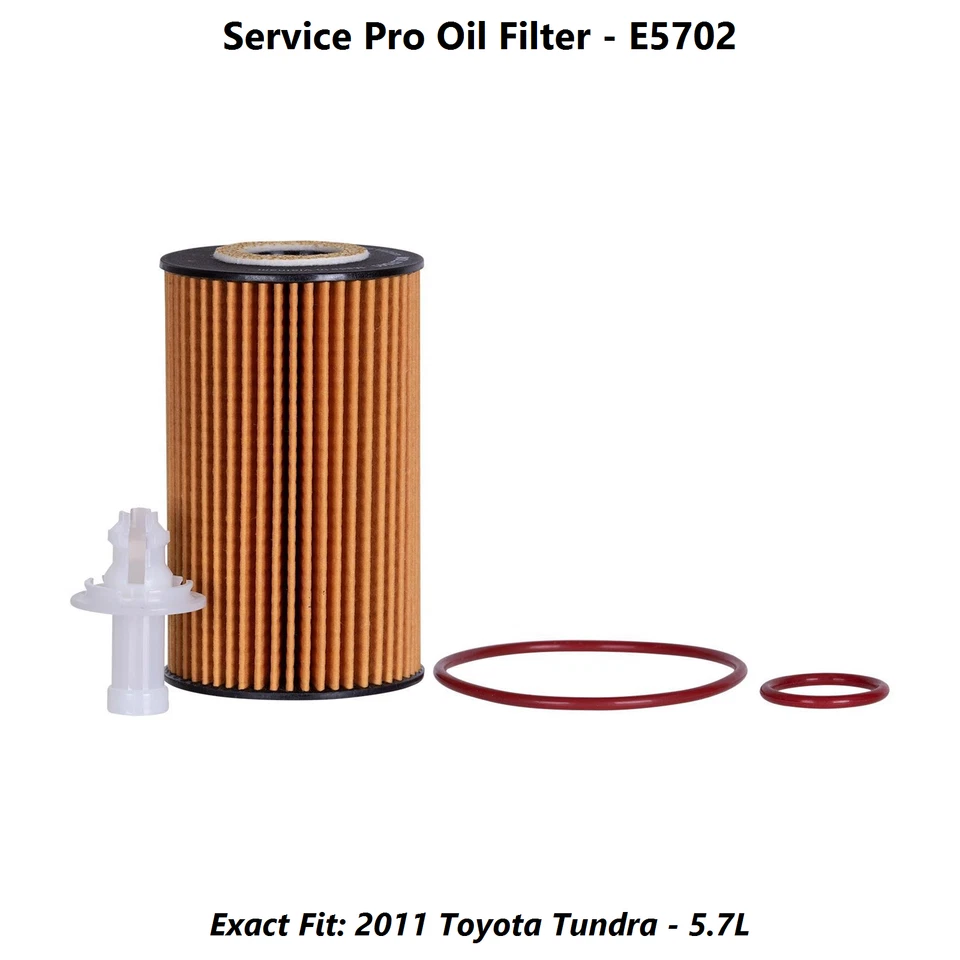 2011 Toyota Tundra 5.7L Complete Oil, Air & Cabin Filter Kit (0W-20) Foto 3 de 4