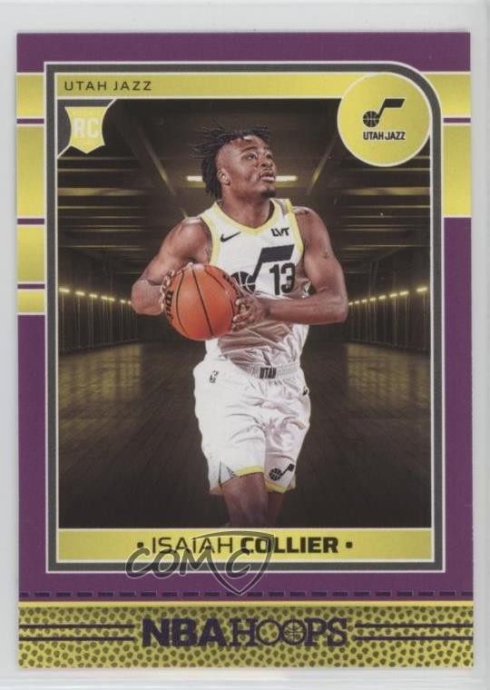 2024-25 Panini NBA Hoops Rookies Purple Isaiah Collier #259 1c35