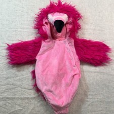 POTTERY BARN KIDS FLAMINGO BABY COSTUME 0-6 M HALLOWEEN PINK ONE PIECE CUTE 