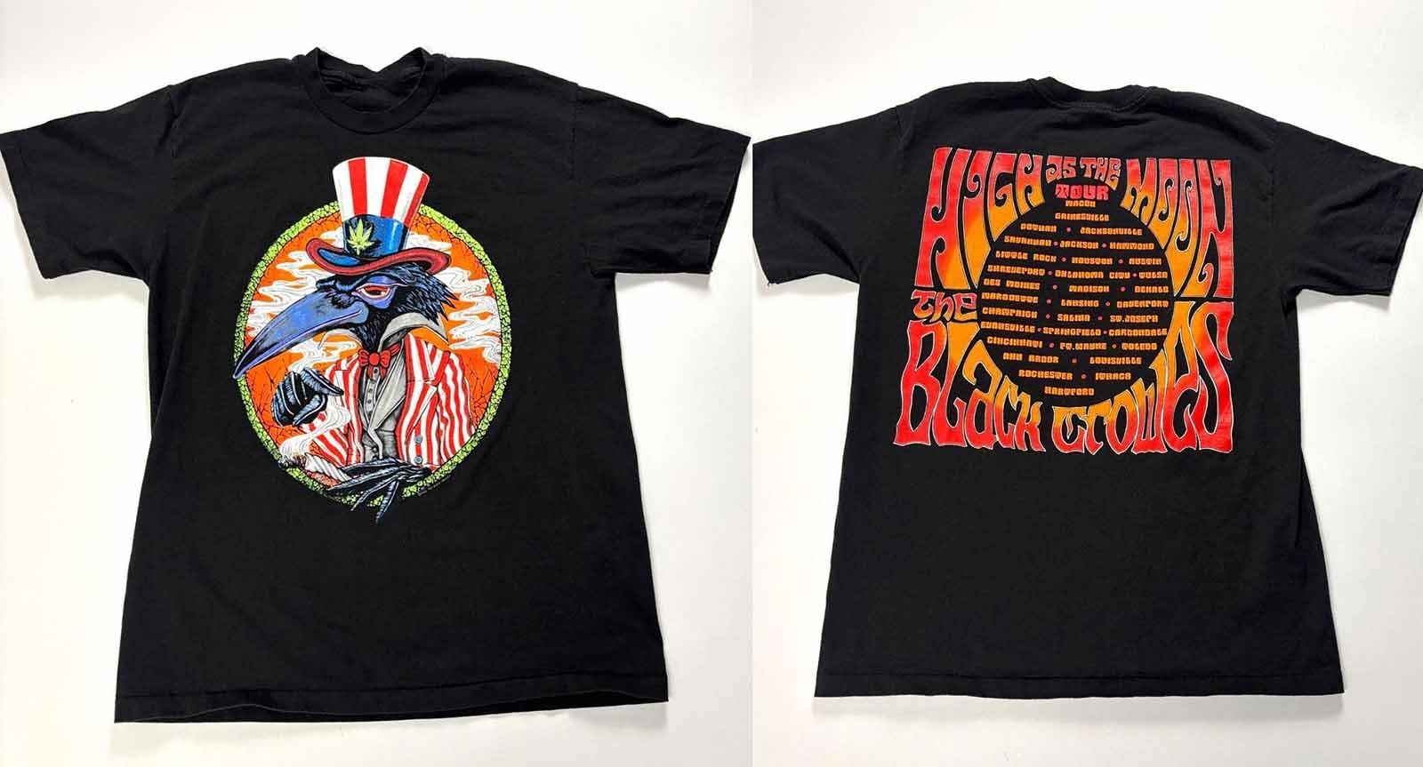 2 Sides The Black Crowes High As The Moon T Shirt Unisex S-5XL 1UU066