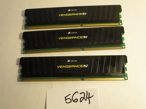 Corsair Vengeance LP 3x4Gb=12Gb PC3-12800 1600Mhz DDR3 Desktop Memory RAM (5624) - Picture 2 of 2