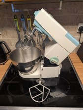 Vintage Kenwood Chef A701A Mixer Duck Egg Blue, w/cover - EXCELLENT CONDITION  