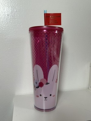 New Starbucks Lunar New Year 2023 Year of the Rabbit Cold Cup 24oz Bunny  Pink | eBay