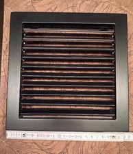 Kamingitter, L&uuml;ftungsgitter, CB-tec, 23cm/23 cm, schwarz, neuwertig