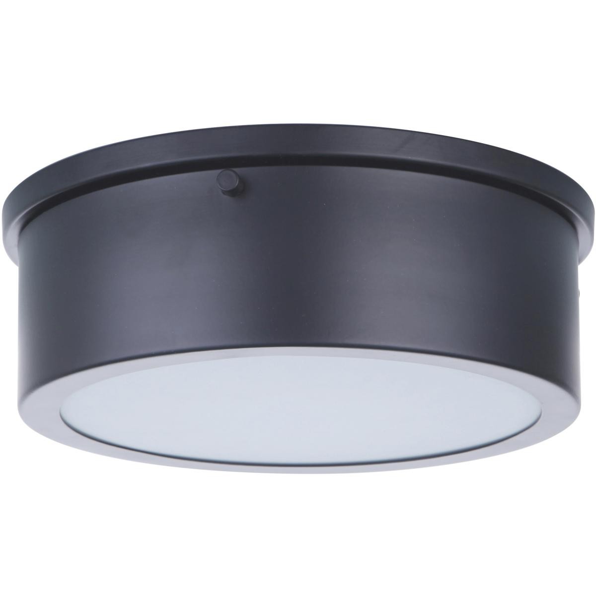 Craftmade X6709-FB-LED Fenn 9-Inch Flat Black LED Flush Mount Ceiling Light