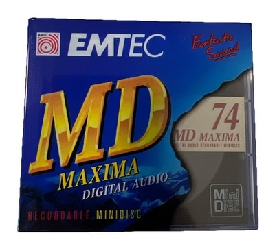 Emtec MD MAXIMA 74 Digital Audio NEU  Recordable Mini Disc / 74 MIN. Disk, NEU
