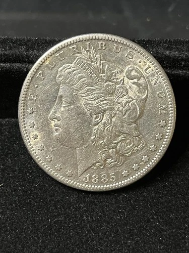 1885 s morgan silver dollar Au Detail