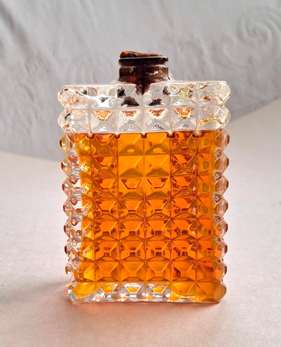 Vintage Blumiger Duft in Nagelglas Parfümflasche mit Inhalt ohne Verschluss, geschliffener Versand - Bild 3 von 11
