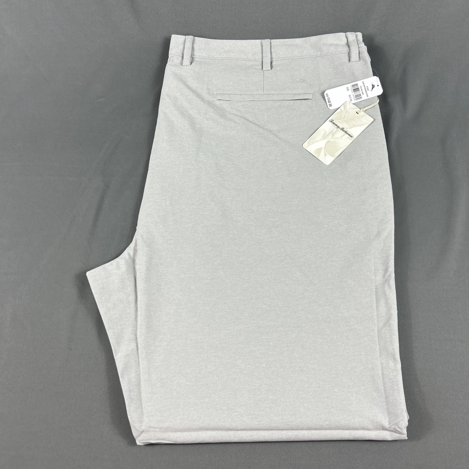 Tommy Bahama Golf Pants Performance 52 X 34 Baja Shark Gray Polyester MSRP $148