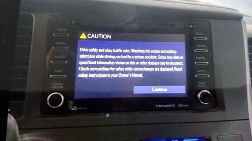 Player Receiver  Radio Display And Receiver Fits 19-20 SIENNA 985904