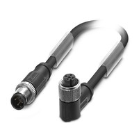 Phoenix Contact - SAC-4P-M12MS/ 0,6-PUR/M12FR SH - Sensor-/Aktor-Kabel - 1500978