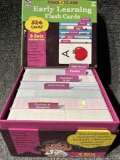 Carson Dellosa Front Of The Class EARLY LEARNING FLASH CARDS 324 CARDS 6 SETS