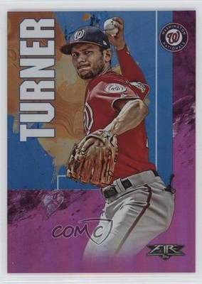 2019 Topps Fire Magenta 9/25 Trea Turner #115 b4d