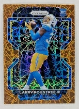 2021 Panini Prizm - Rookie Larry Rountree III #401 Lazer Prizm (RC)