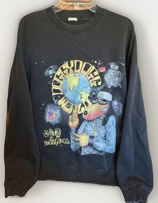 Death Row Records Snoop Doggy Dogg Crewneck Sweatshirt Oversized Abercrombie  L