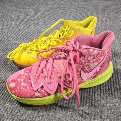 Nike Kyrie Shoes Mens Size SpongeBob x Patrick Pink Yellow