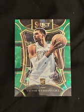 2023-24 Panini Select - Mezzanine Level Victor Wembanyama #311 Green Ice...