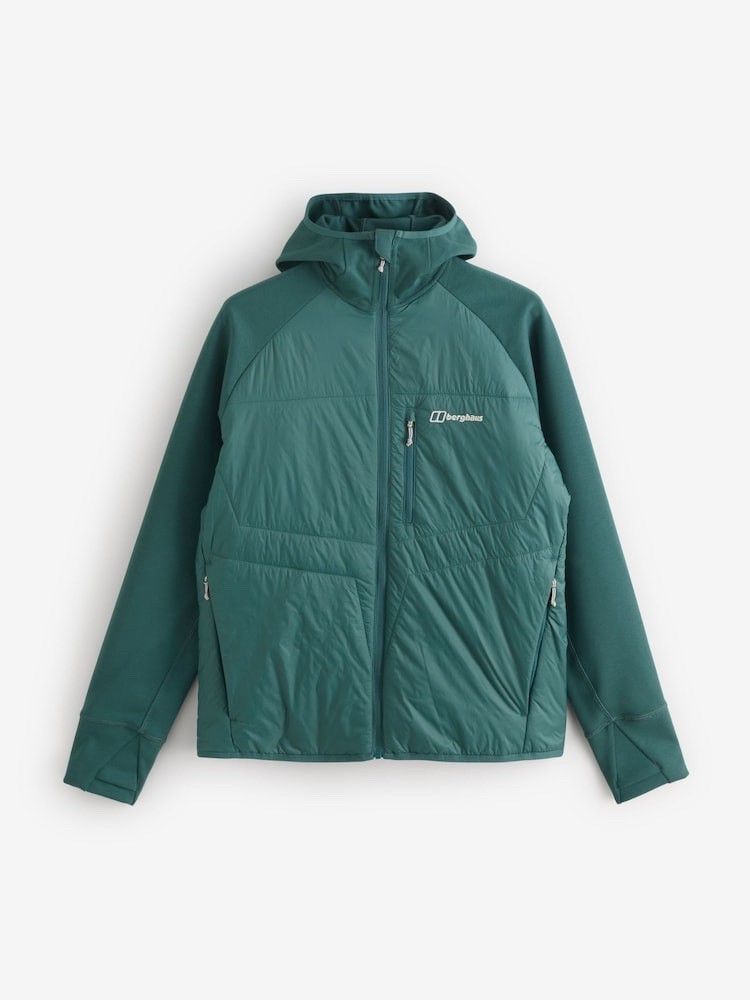 Berghaus Trawden Hybrid Outdoor Insulated Jacket Size L Green Men’s